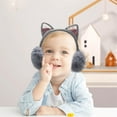 thumbnail image 2 of Fluffy Ear Muff Women Plush Foldable Earmuffs Kids Winter Earmuffs Girls Boys Cold Weather Ear Warmer, 2 of 5