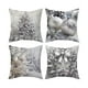 thumbnail image 2 of Funda de almohada de algodón, esencial para dormitorio, fundas de almohada navideñas de 45 x 45 cm, fundas decorativas de tela suave con cremallera oculta para decoración del hogar, almohadas, artícul, 2 of 6
