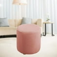 thumbnail image 4 of Stretch Ottoman Slipcovers  Ottoman Covers Removable Footstool Covers Storage Ottoman for Living Room - White, 4 of 6