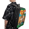 thumbnail image 5 of Phineas And Ferb Backpack, 17 Inch Laptop Backpack, Water-Resistant BookBag, Adjustable Shoulder Straps, Durable 600D Polyester, 5 of 9