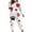 Multicolor-B, variant on Plus Size Women's Pajamas Sets 2 Piece Long Sleeve Pj Sleepwear Trendy Love Heart Graphic Tops and Pants