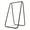 Black, variant on Lorelo A-shaped Strong Load Bearing Anti-deformed Hammock Chair Stand Swing Seat Metal Support Rack