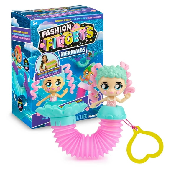 Fashion Fidgets Mermaids Fantasy Series - Muñeca Fidget para niñas creada por Mrs. Bench