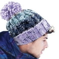 thumbnail image 2 of Beechfield Mens/Womens Corkscrew Knitted Pom Pom Beanie Hat, 2 of 4