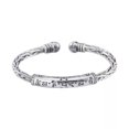 thumbnail image 4 of K-KED 925 Sterling Silver Handmade Vintage Elegant Open Cuff Bracelet Bangle-default, 4 of 4
