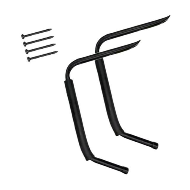 Soporte para kayak, gancho para kayak, soporte para colgar canoa, colgador de pared para snowboard, herramientas para tabla de surf en casa Negro