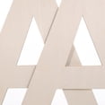 thumbnail image 3 of FONWILYO 2Pcs Unfinished Wooden Letters for Wall Decor DIY Craft Wood Letter Signs in Beige, 3 of 8