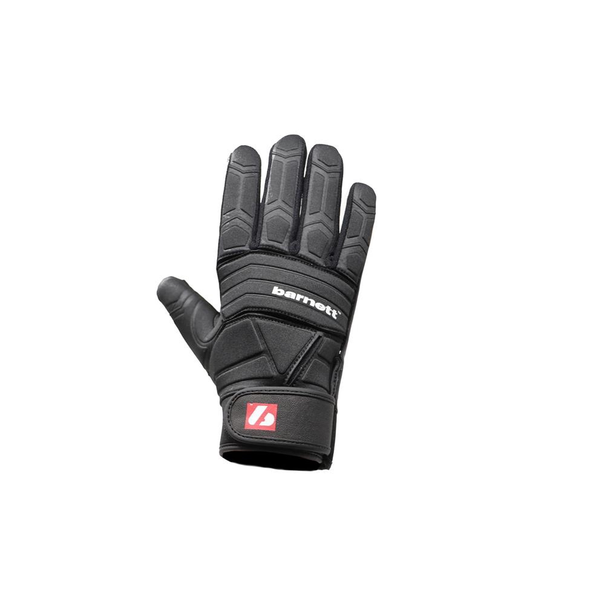 Gants De Football Américain BARNETT FRG-02 – Receveur, Maille Nylon, Renfort Articulations, Noir