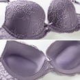 thumbnail image 5 of Varsbaby Women's Underwire Push Up Bra Adult Bras and Sexy Lace Panties Lingerie Set, 5 of 7