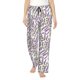 thumbnail image 1 of Fotbe Lavender Flowers Pantalones de Pijama para Mujer, Pantalones de Dormir, Pantalones Pj con Cordón y Bolsillos-3X-Large, 1 of 6