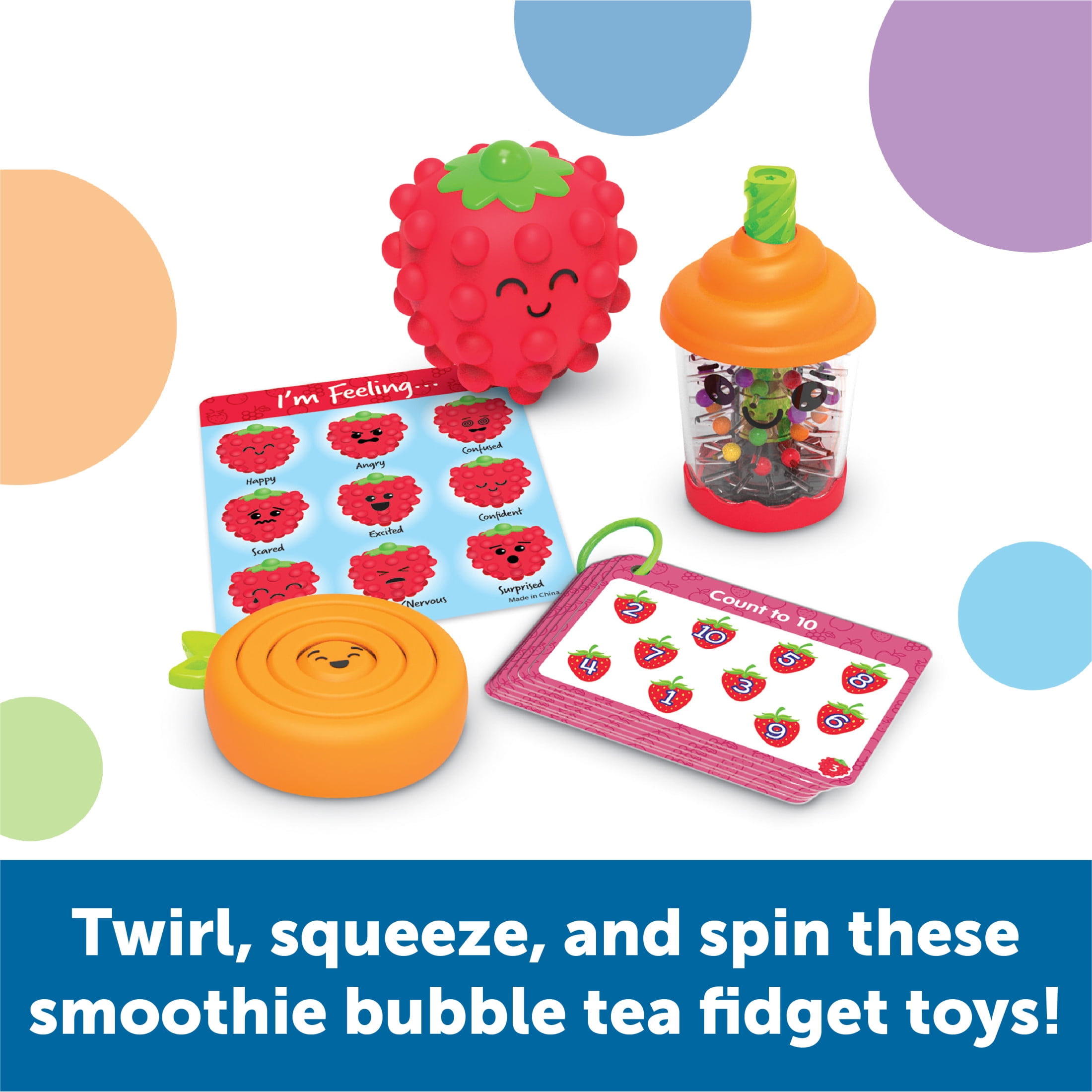 Learning Resources Smoothie Tea Break! Sensory Fidget Activity Set, Sensory Toys for Toddlers, Ages 3+