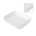 thumbnail image 4 of Desktop Storage Box Storage Case House Office Stackable Lateral Desk Document Organizer for File Notebook White, 4 of 5
