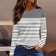 thumbnail image 1 of Neewe Women's Casual Long Sleeve T-Shirts Round Neck Dressy Tunic Tops Basic Tees Blouses Business Work Tee Top, 1 of 5
