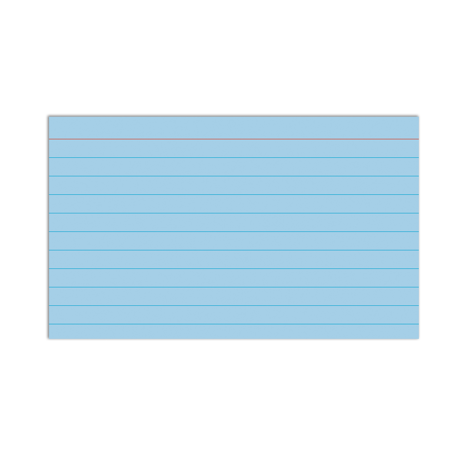 C-Line Index Cards, 3" x 5", Assorted Colors, Ruled, 100 Per Pack, 10 Packs