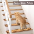 thumbnail image 5 of Non Slip Carpet Stair Treads for Wooden Steps Indoor, 4 Pack Stair Runners Covers Staircase Step Rugs Stair Mats for Kids Elders and Dog, 5 of 6