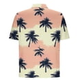 thumbnail image 3 of Mens Casual Botón Arriba Camisas Manga Corta Vintage Boliche Cuba Playa Camisas de Verano Botón Arriba, 3 of 5