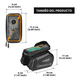 thumbnail image 4 of Bolsa De Almacenamiento Impermeable Para Bicicleta Xtellar negro, 4 of 4