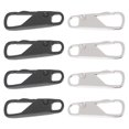 thumbnail image 2 of EeaseMX 8 cabezales de cremallera duraderos, lengüetas de cremallera, tiradores de repuesto de cremallera, accesorios de cremallera, 2 of 8