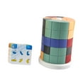 thumbnail image 4 of Rompecabezas educativo: cubos cilíndricos apilables intercambiables, desarrollo de colores y formas. B, 4 of 9
