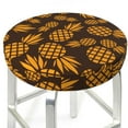 thumbnail image 6 of Goofa Colorful Pineapple Printed Stool Covers Round, Waterproof Round Bar Stool Covers Anti-Slip Round Bar Stool Seat Cover with Elastic Bands Durable -13 inch, 6 of 7