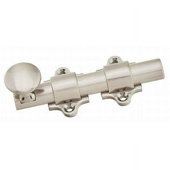 Emtek 8516US15 4 in. Dutch Door Bolt, Satin Nickel