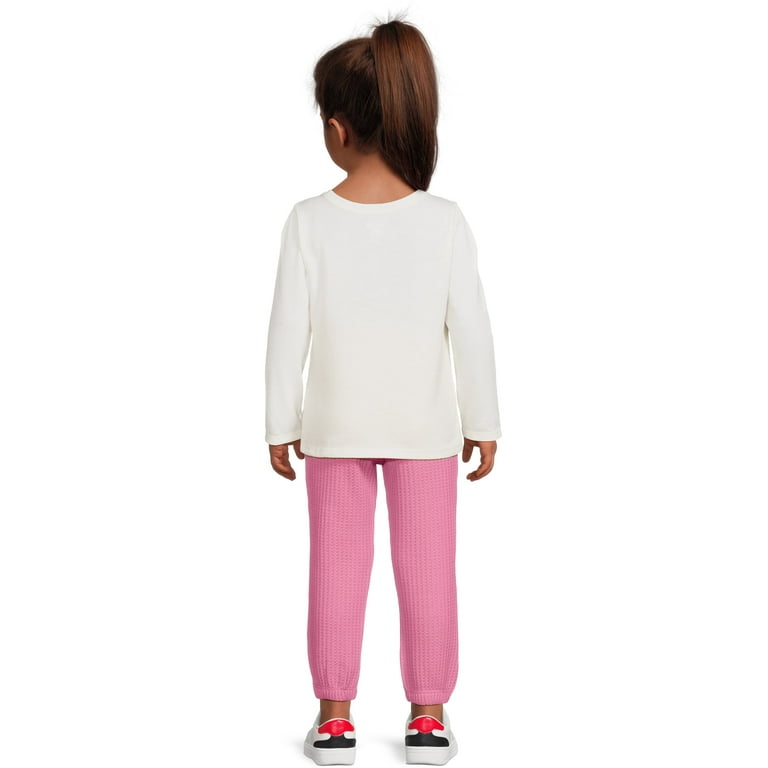 Girls Mix And Match Long Sleeve Thermal Top