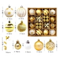 thumbnail image 2 of Soda Candy Christmas Ball Ornaments for Christmas Decorations, 40 Pieces Xmas Tree Shatterproof Christmas Tree Balls Ornaments with Hanging Loop for Holiday Wedding Party, 2 of 6