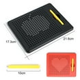 thumbnail image 2 of Kids Magnetic Tablet Kids Magnetic Tablet Magnet Pad Drawing Board Magnetic Steel Beads Ball Kids Learning Toy, 2 of 8