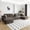 Camel, variant on Vanress 37.4" Plush Corduroy Ottoman, Upholstered Cloud Ottoman for Boneless Couch in a Box, Modular Sectional Couches for Living Room, Compressed Memory Foam, No Assembly Require, Grey
