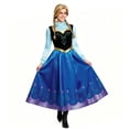 thumbnail image 5 of Halloween Adult Princess Anna Dress Costume with Cape Birthday Cosplay Dress Up, 5 of 6