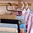 thumbnail image 3 of S Shape Clothes Hanger Multilayer Mental Clothing Rack Holder Pants Neckties Scarves Wardrobe Organizer, 3 of 9