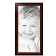 thumbnail image 2 of ArtToFrames 12" x 25" Honors Mahogany with Black Picture Frame, 12x25 inch Brown Wood Poster Frame (WOM-5154), 4 Pack, 2 of 6