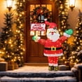 thumbnail image 5 of Santa Claus Navideño 1.2mts Con Letrero Decorativo Luz Led, 5 of 5