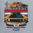 thumbnail image 6 of Wild Bobby, Mustang Powered by Ford Performance Cars and Trucks Women Racerback Tank Top, Heather Grey, Large, 6 of 6