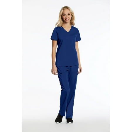 

Elements EL9925 Women s Four Way Stretch Scrub Set Galaxy Blue X-Small