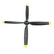 thumbnail image 1 of Accesorio de hélices RC duradero, modelo de 4 , hélice de repuesto RC de repuesto de bajo ruido, piezas de repuesto, accesorios DIY Avión RC, 1 of 8