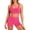 Pink, variant on Womens Two Piece Workout Sets Sports Bra High Waisted Biker Shorts Gym Set Outfits
