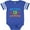 Football Blue and White, variant on Inktastic My Papa is Awesome Boys or Girls Baby Bodysuit