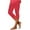 Red--capri pants for women, variant on Aboser Capris Pants for Women Stretchy Workout Yoga Leggings Trendy Cutout Knee Length Pants Solid Color Vacation Beach Capri Legging