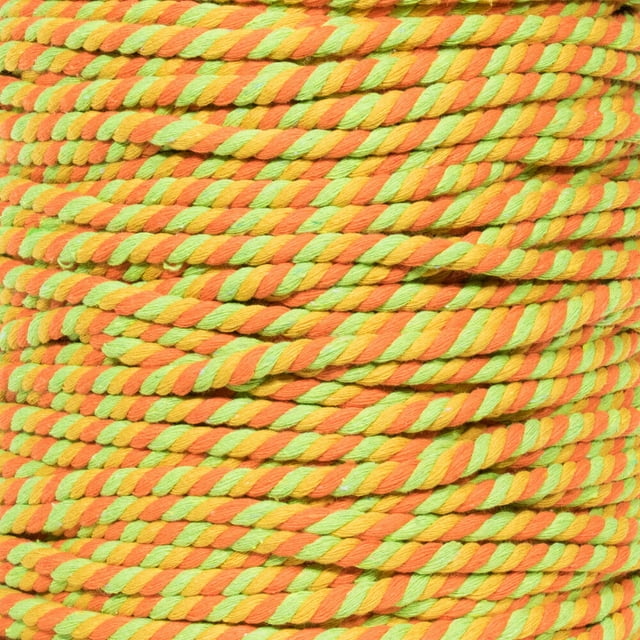 Premium Super Soft Colored Twisted Cotton Rope - 1/2" Diameter, Multiple Lengths