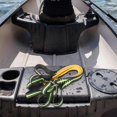 thumbnail image 2 of Marine Rope Ladder Wear-Resistant Kayak Ladder Green Nylon Webbing and Stainless Steel Hooks for Safety 1Set, 2 of 4