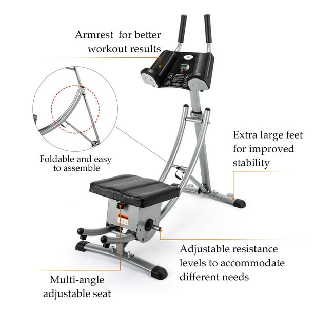 Bestco Upgraded Abdominal Coaster Trainer Abdomen Abdominal Machine Fitness Equipment Walmart