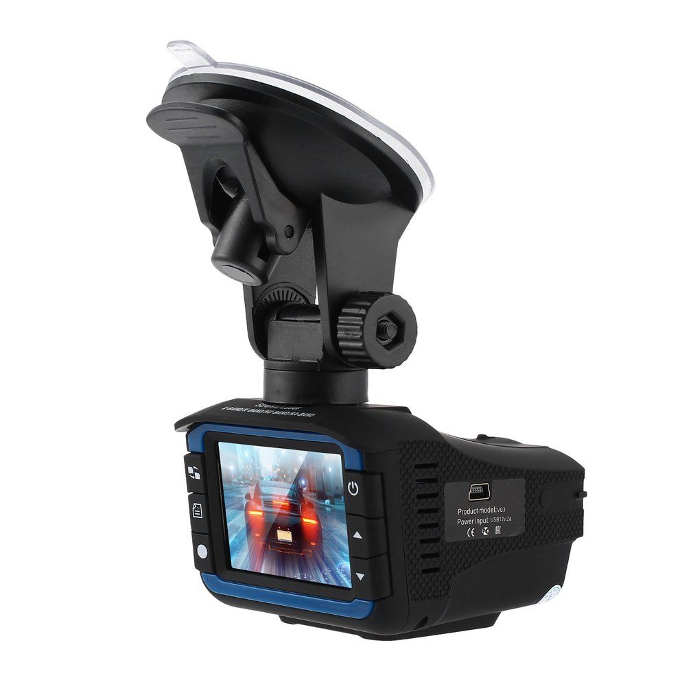 GPS Radar Detector Car DVR 3 In 1 Full HD 720P Radar Video Recording
