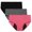 Pink, variant on Gpaecead Women's Period Underwear, High Absorbency Cotton Panties LeakProof Menstrual Underwear Womens 3pc L Black