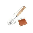 thumbnail image 2 of Navaja para masa, cortador de pan, cuchillo para baguette, cuchillo para panadero, cuchillo para cortar baguette, cuchillo curvo para pan, cuchillo para masa Namotu LKX-0704, 2 of 5