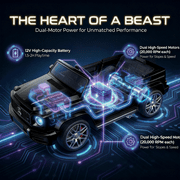 Cozphia Licensed Mercedes-Benz AMG G63 Ride on Car,12V Electric Vehicles with Remote Control,Rechargeable Battery,Flickering Lights/LED Lights, Bluetooth,Music