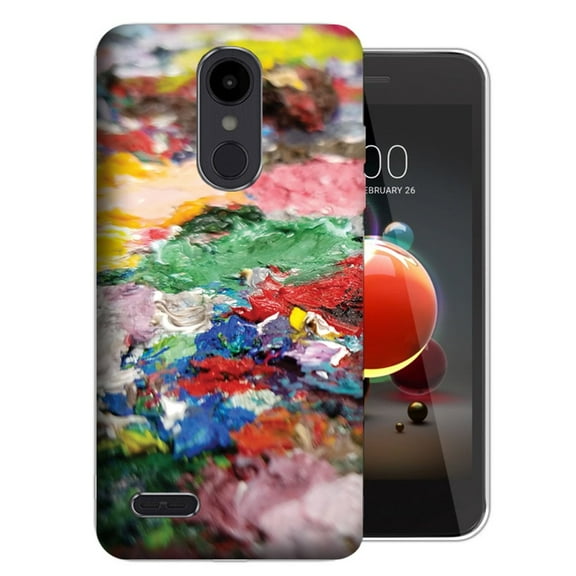 MUNDAZE LG Aristo 3 / 2 / Tribute Dynasty / Zone 4 Pallette2 Design TPU Gel Phone Case Cover
