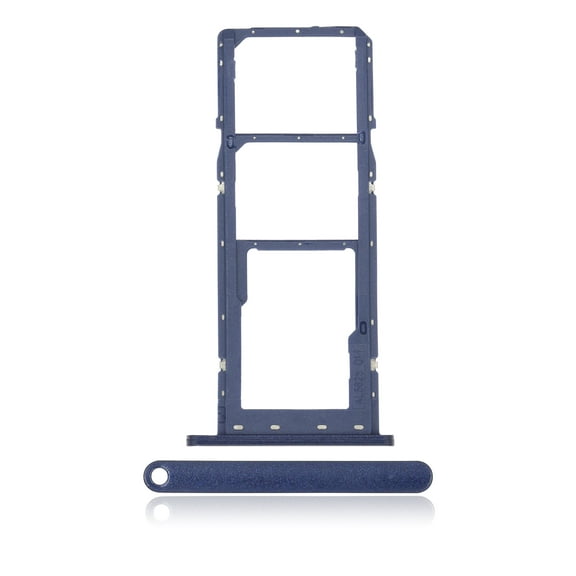 Replacement Dual Sim Card Tray Compatible For Samsung Galaxy A03S (A037 / 2021) (Blue)