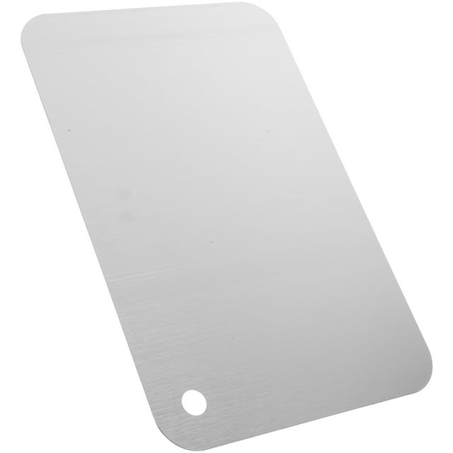 unbranded Tabla De Cortar De Acero Inoxidable Para Cocina Resistente Y Anti Óxido Color Plata