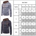 thumbnail image 3 of Men Long Sleeve Hoodie Pullover Drawstring Jumper Top, 3 of 3